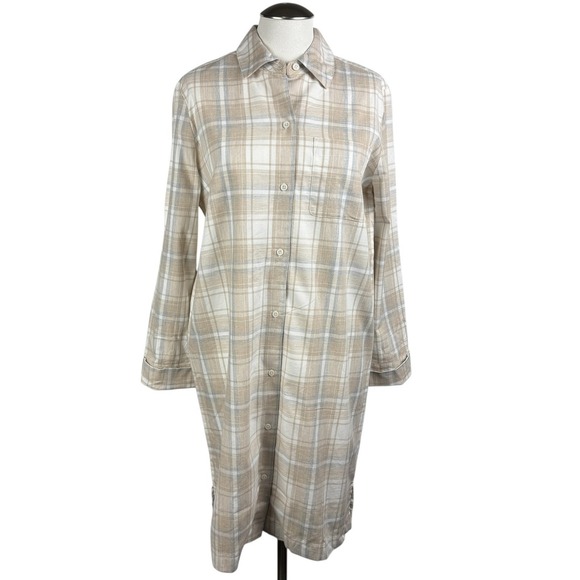 Haven Well Within Women's Plaid Shirt Dress XS Long Sleeve Button Front Casual - Picture 1 of 9